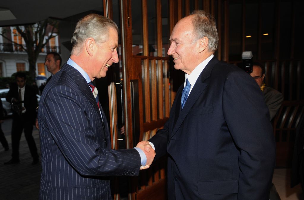Charles and Aga Khan