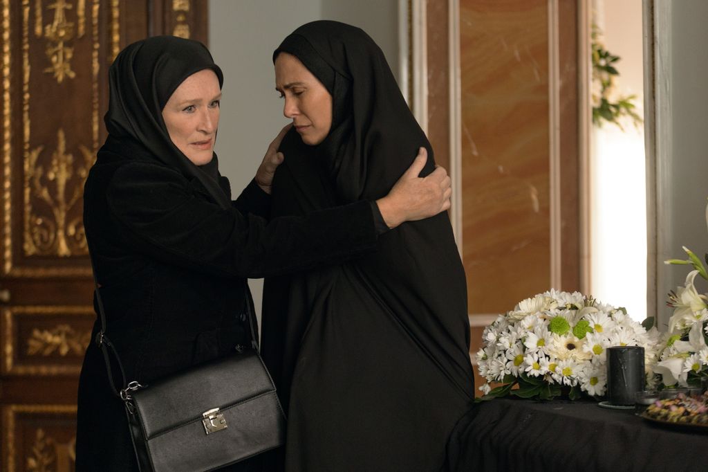 Glenn Close and Shila Ommi in “Tehran,”