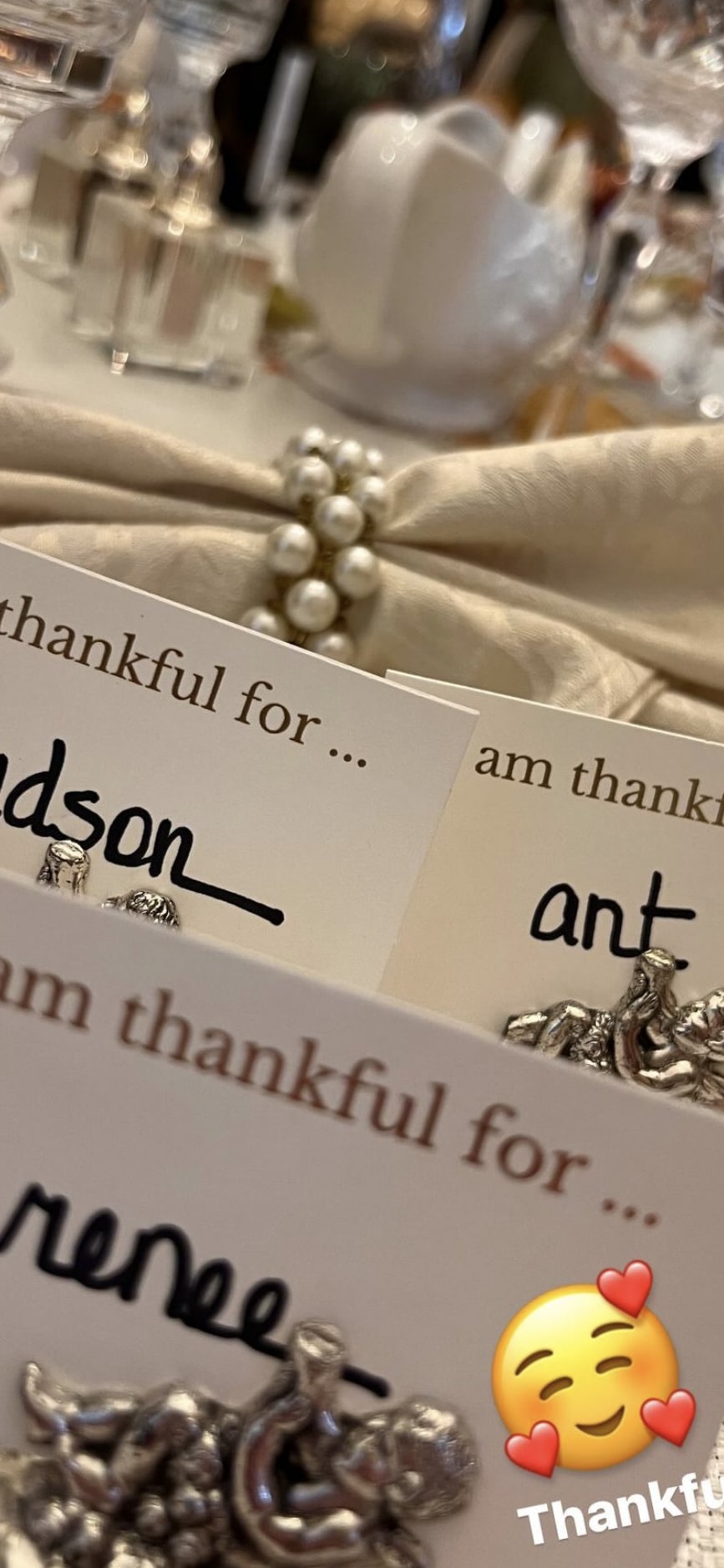 Ant Anstead was thankful for his son Hudson and his girlfriend Renee Zellweger on Thanksgiving