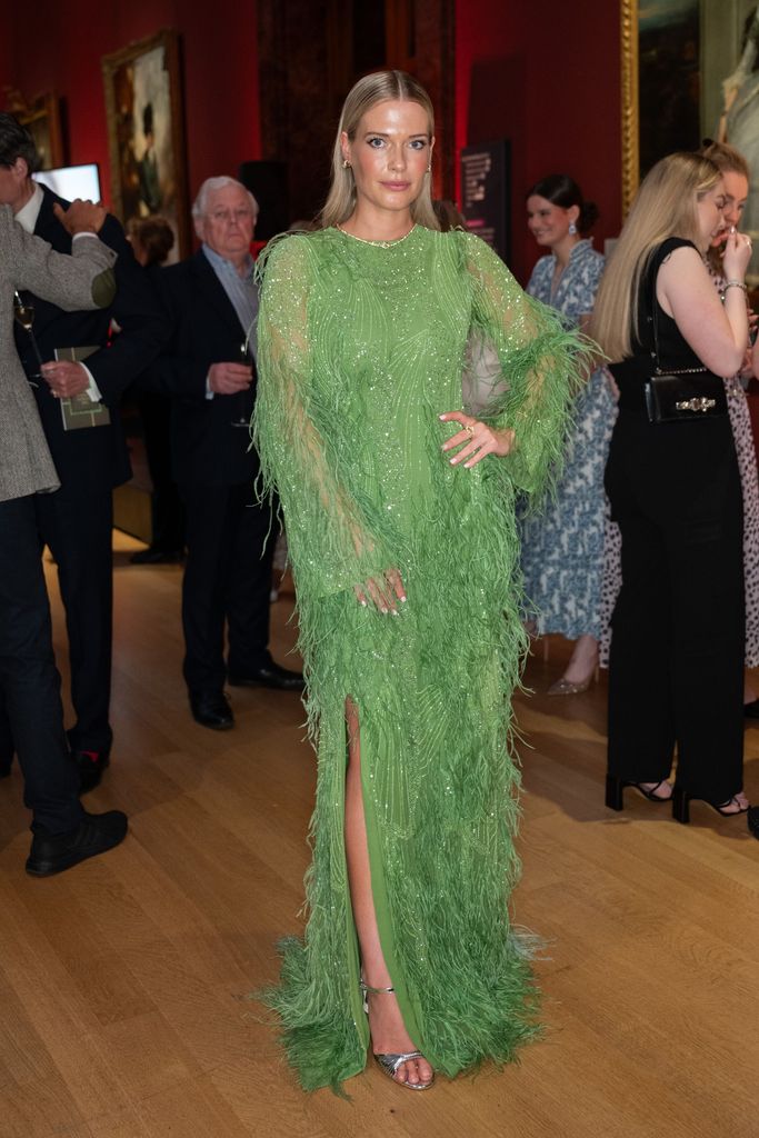 Lady Eliza Spencer in pistachio green dress