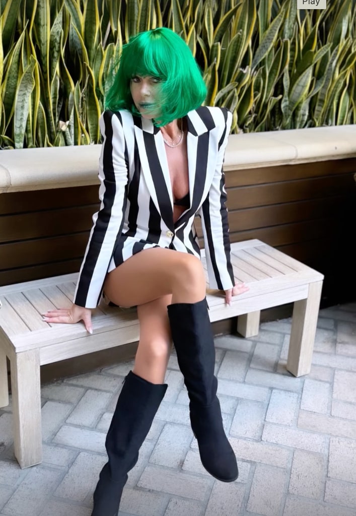 Amanda channelled her inner Beetlejuice