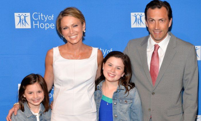 gma amy robach daughters andrew shue