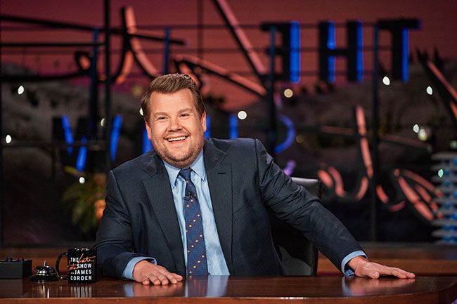 James Corden told a Ricky Gervais joke during her The Late Late show monologue