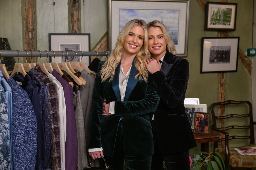 The Spencer sisters looked beautiful in their matching outfits 