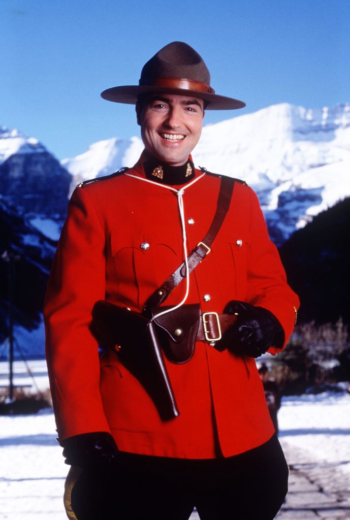 Nick Berry in a Canadian Mounted Police uniform