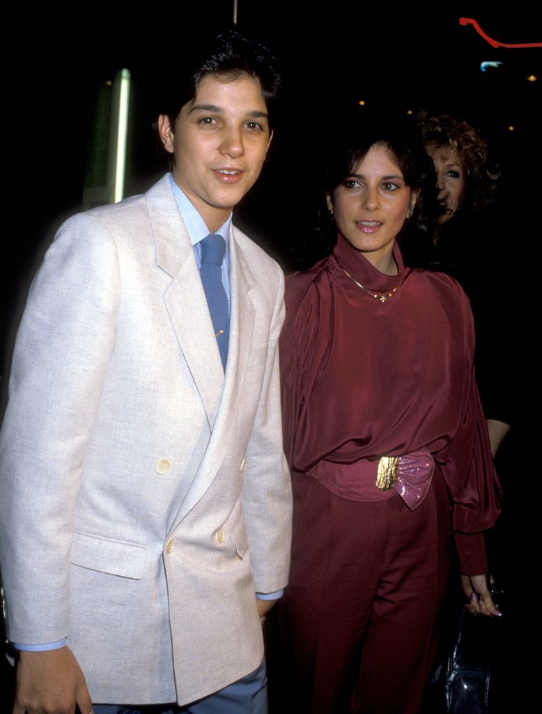 Ralph Macchio and Phyllis Fierro at the Premiere of 'Crossroads', Mann's Chinese Theatre, Hollywood, 1986