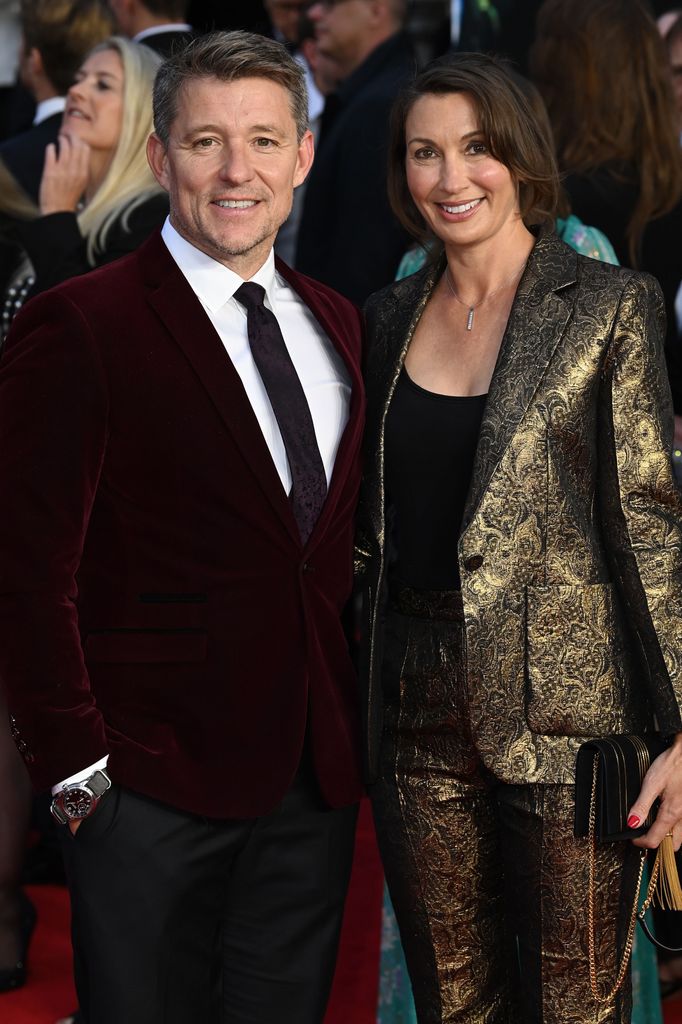 Ben Sheppard and Annie Sheppard at the world premiere of No Time To Die, Royal Albert Hall, London, UK - 28 September 2021