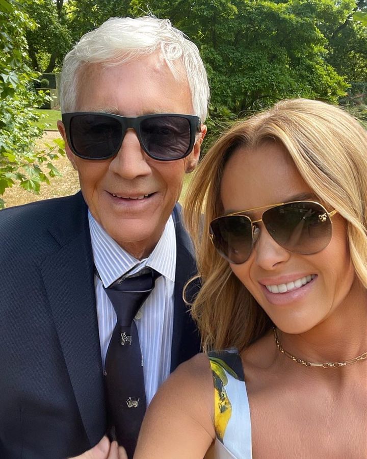 Amanda Holden shared a sweet photo with Paul O'Grady on her Instagram