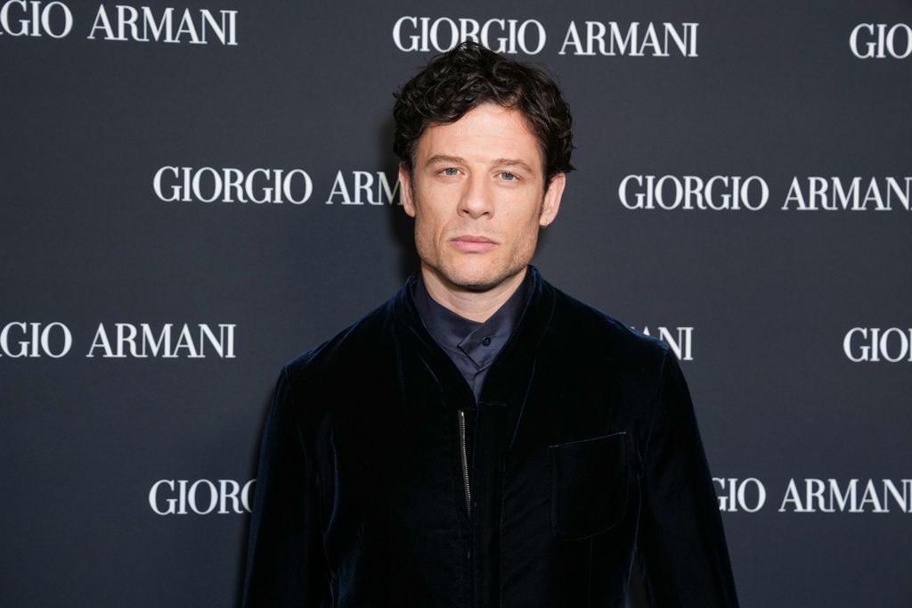 James Norton at the Giorgio Armani RTW Spring 2025 fashion show held at the Park Avenue Armory on October 17, 2024 in New York, New York. 