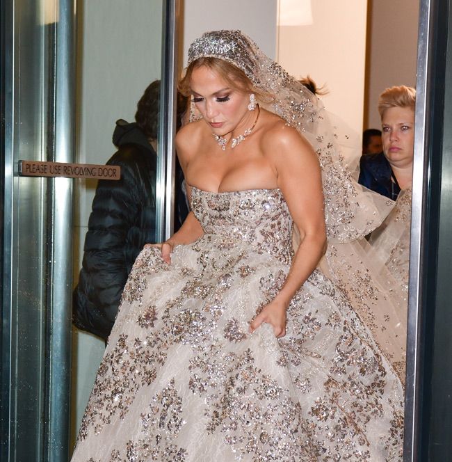 jlo bridal gown
