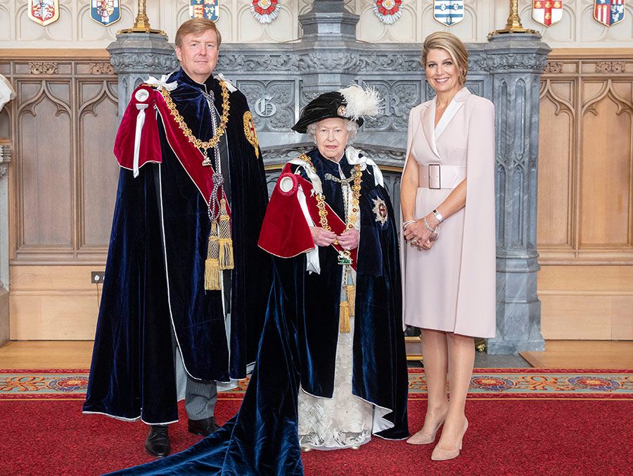 the queen with king willem alexander