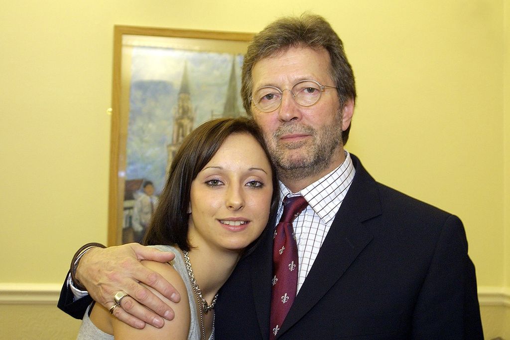 Eric Clapton et sa fille Ruth en 2003