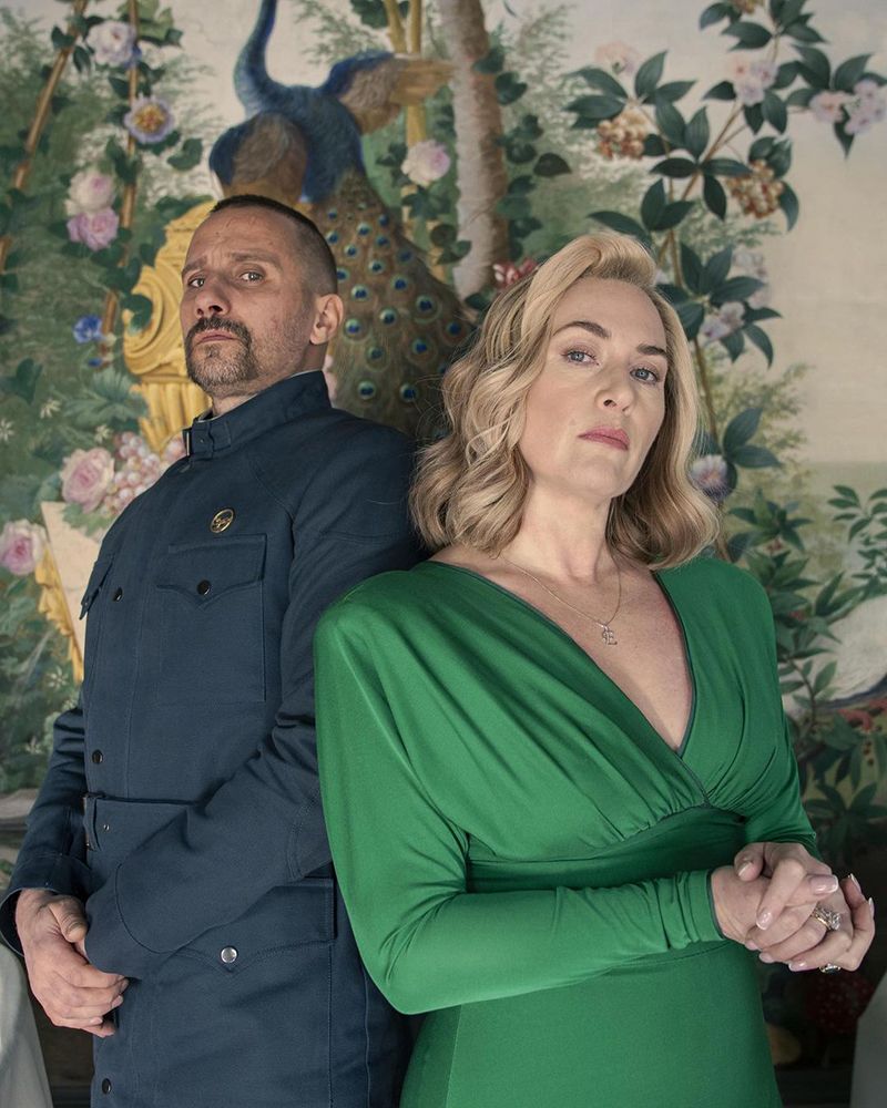 Kate Winslet and Matthias Schoenaerts in The Regime 