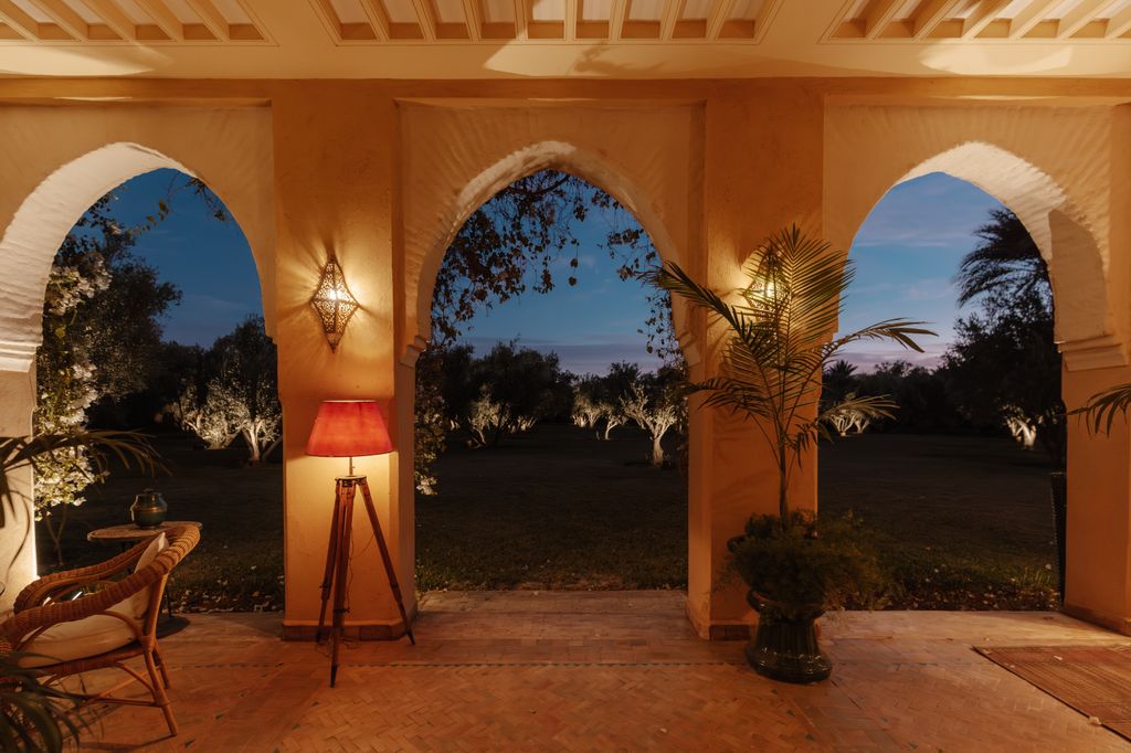 The terrace patio at Casa Memoria 