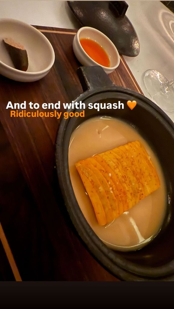 Instagram Story of David Beckham's squash