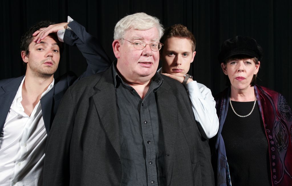Dominic Cooper, Richard Griffiths, Samuel Barnett, and Frances de la Tour 
