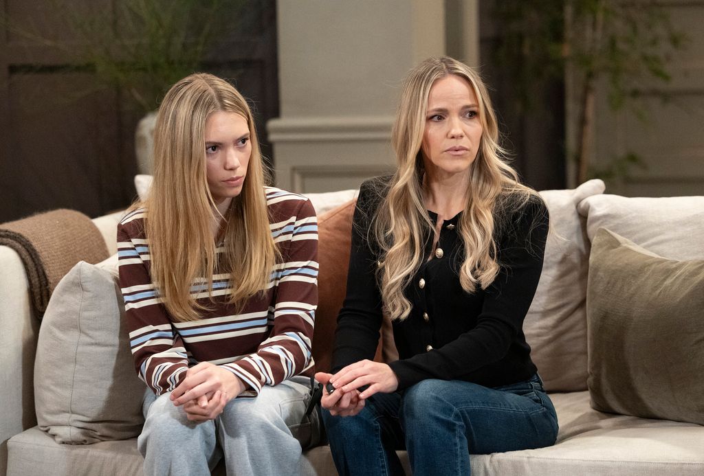 Bluesy Burke as Charlotte Cassadine and Alexa Havins as Lulu Spencer on General Hospital