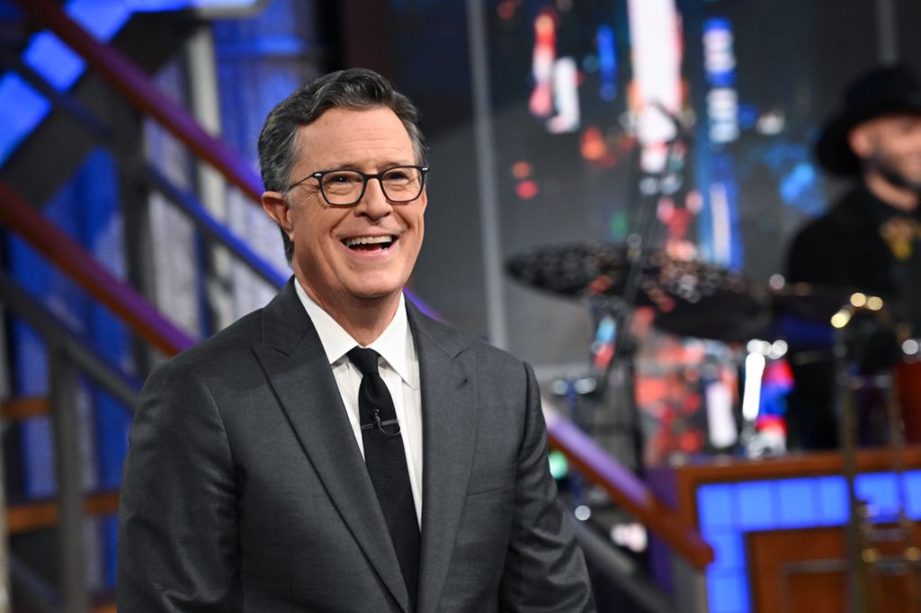 The Late Show with Stephen Colbert during Monday's July 21, 2025 show.