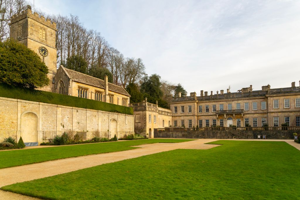 View of the west fronted of the house from the Avenue in garden of Dyrham Park estate, Gloucestershire, England, Uk. (Photo by: Geography Photos/Universal Images Group via Getty Images)