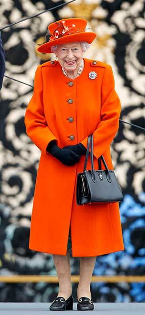The Queen turns trend setter with her Launer London handbag