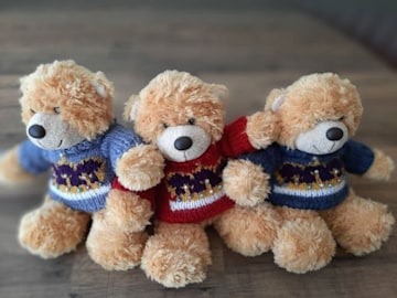 Etsy royal teddy bear