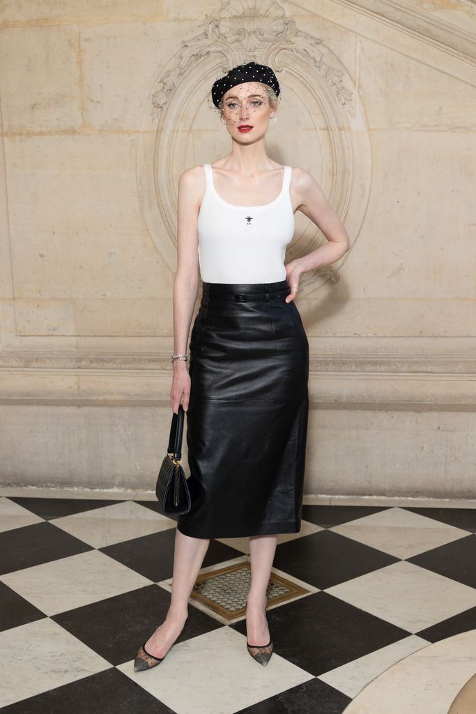 PARIS, FRANCE - JULY 03: (EDITORIAL USE ONLY - For Non-Editorial use please seek approval from Fashion House) Elizabeth Debicki attends the Christian Dior Haute Couture Fall/Winter 2023/2024 show as part of Paris Fashion Week  on July 03, 2023 in Paris, France. (Photo by Marc Piasecki/WireImage)