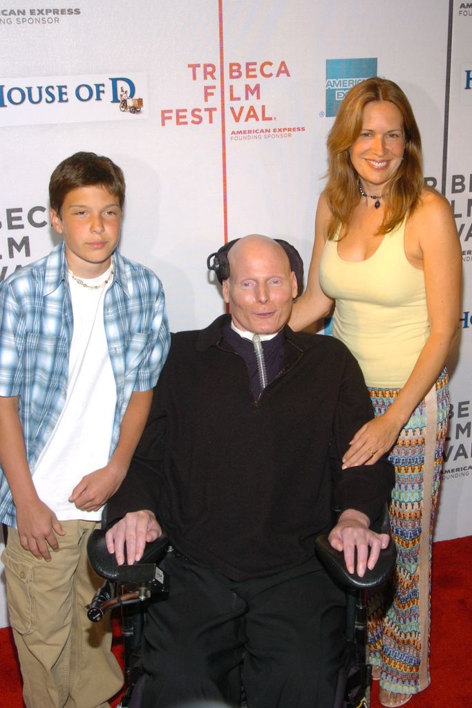 Will Reeve with Christopher Reeve and Dana Reeve