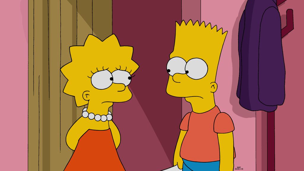 Bart and Lisa in "Much Apu About Something of The Simpsons