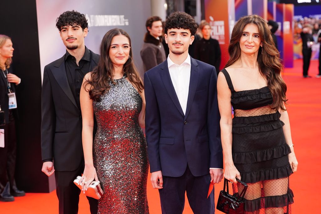 tala alamuddin kids red carpet