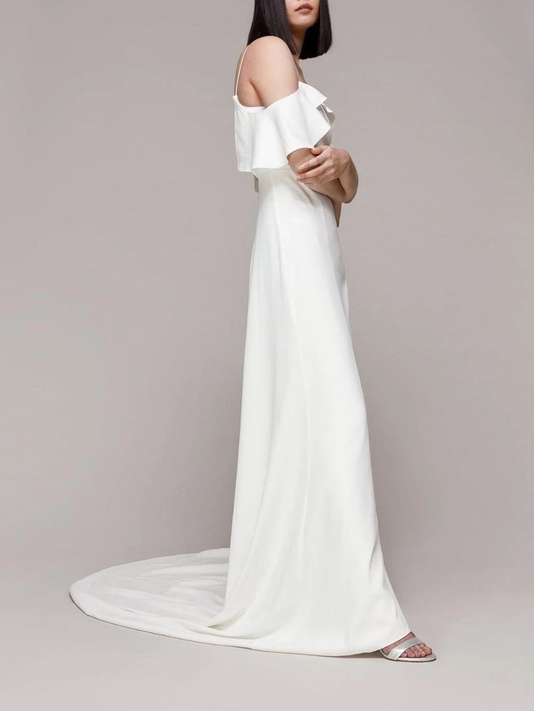 White White Christian Wedding Gown by HER CLOSET for rent online