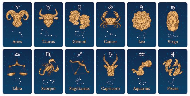 zodiac star sign chart