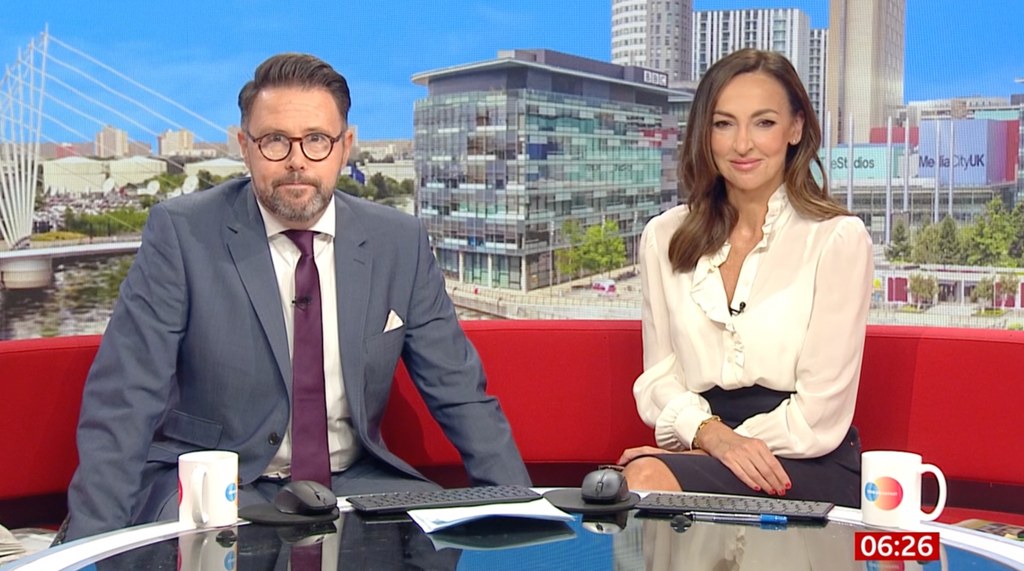 Jon Kay and Sally Nugent on BBC Breakfast