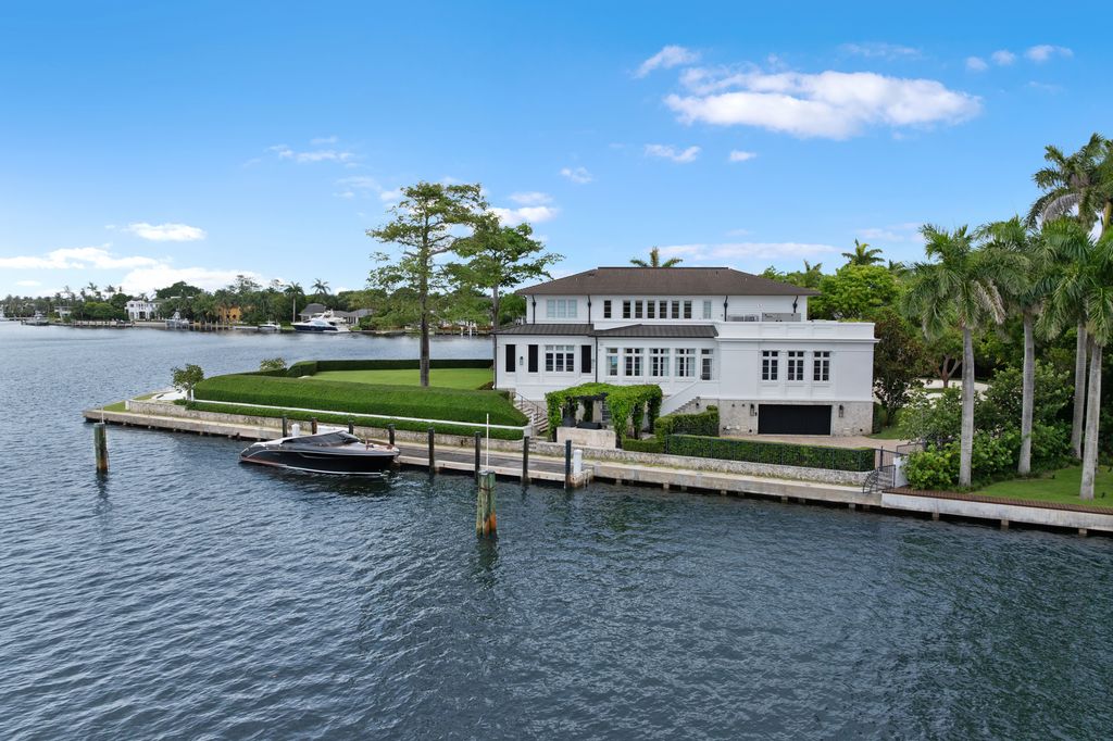 Jetty outside of mansion 