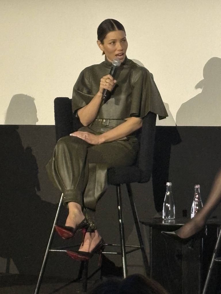 Jessica spoke candidly at the intimate Q&A