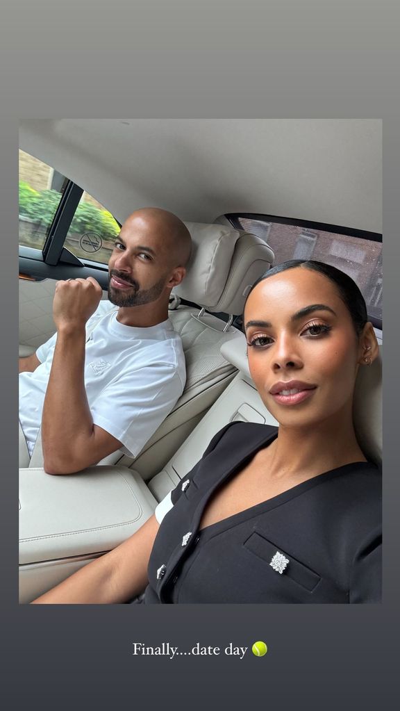 Rochelle seemed excited for a day with her husband