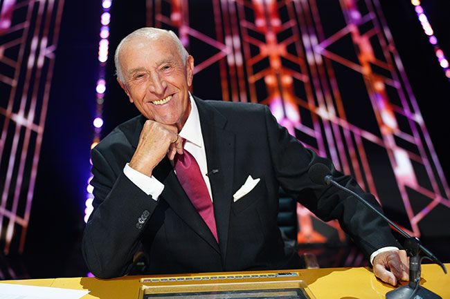 Len Goodman posing during Dancing with the Stars