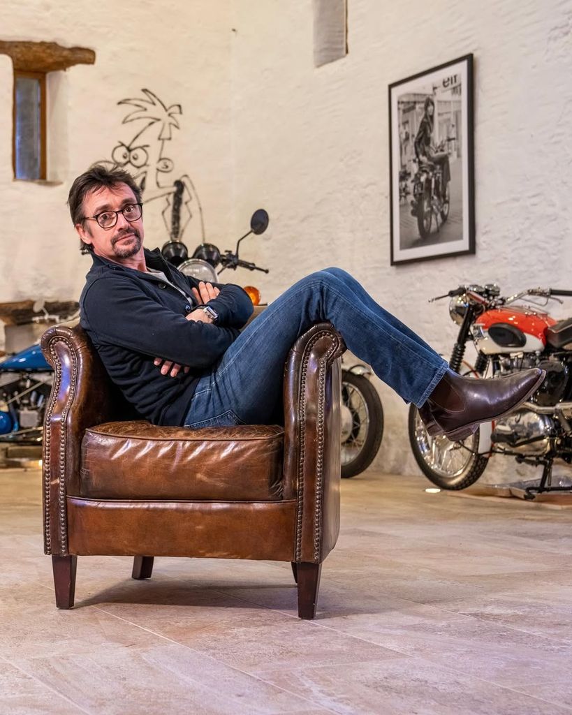 Richard in his clubhouse at his home in Herefordshire