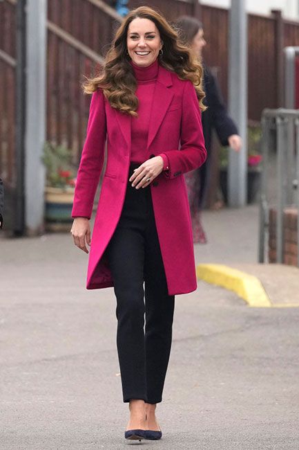 Kate pink red coat