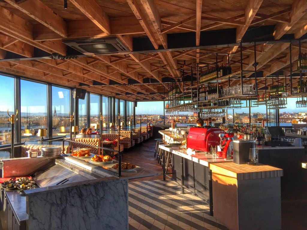 Enjoy panoramic views from Sophie's 