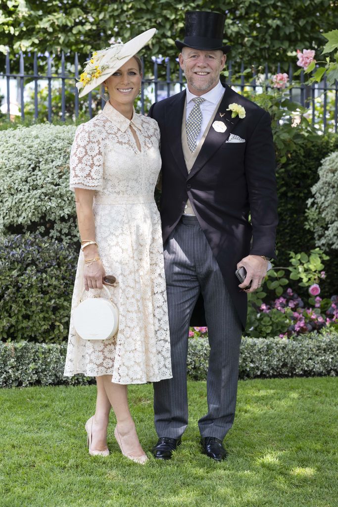 Mike Tindall and Zara Tindall attended Ladies Day
