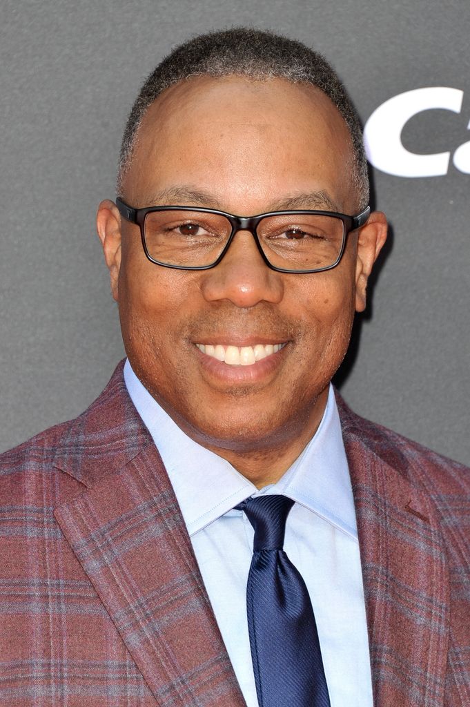 Jay smiling glasses suit