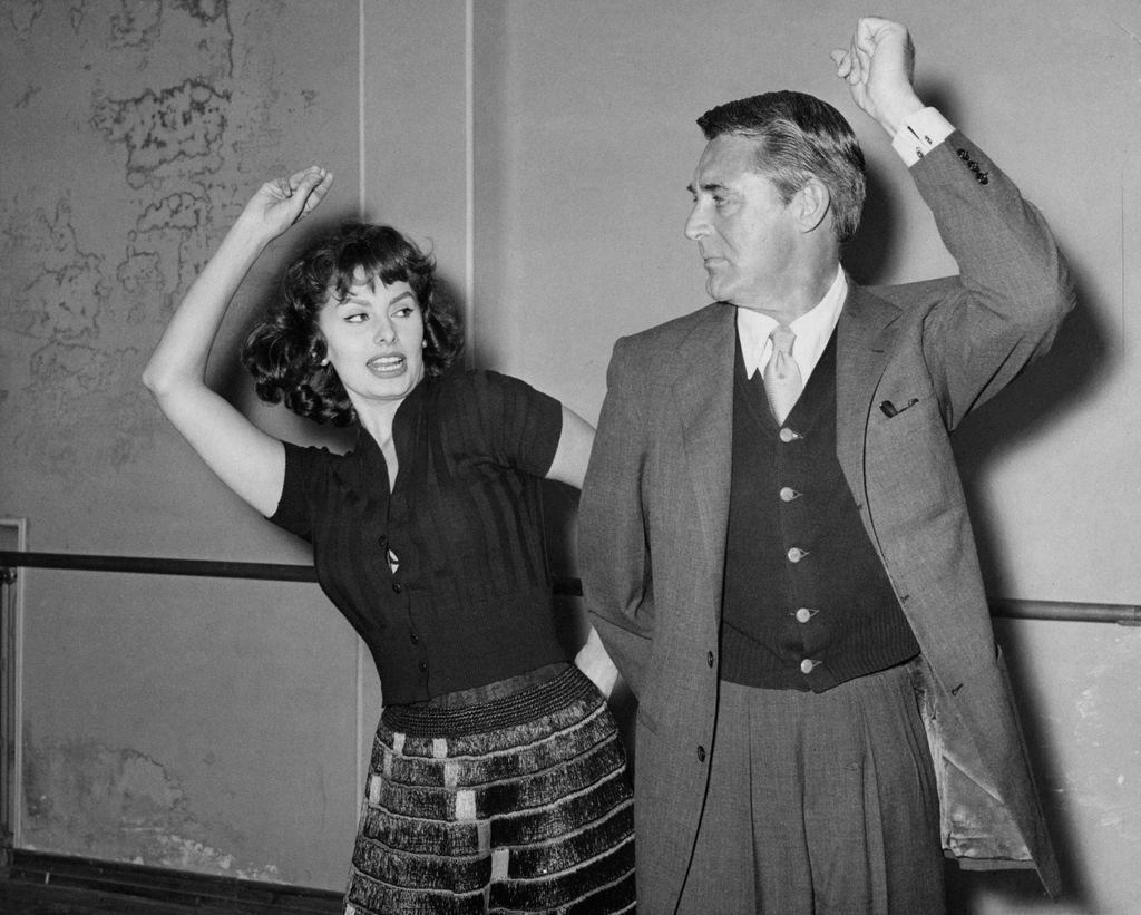 Sophia Loren dancing with Cary Grant