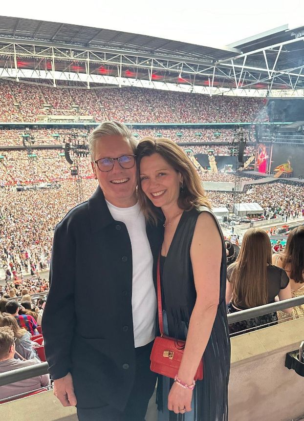 Keir Starmer and wife at Taylor Swift gig