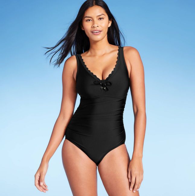 best swimsuits under 50 dollars target scalloped