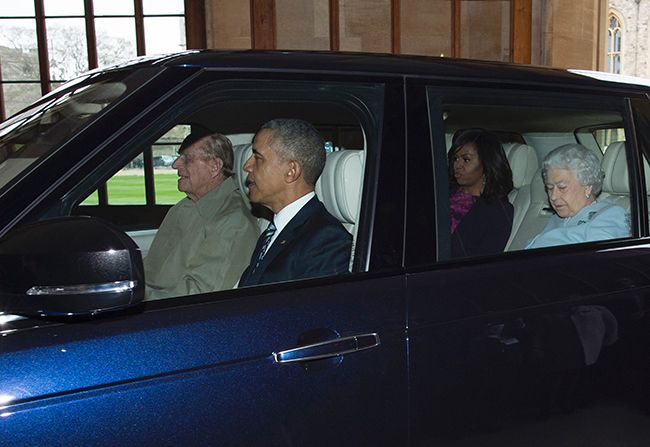 prince philip driving obamas