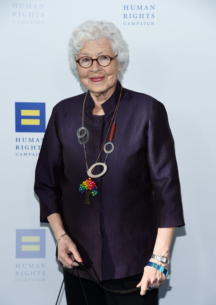 Betty DeGeneres arrives at The Human Rights Campaign 2019 Los Angeles Dinner at the JW Marriott Los Angeles at L.A. LIVE on March 30, 2019 in Los Angeles, California.