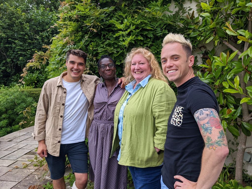 Charlie Dimmock is joined on Garden Rescue by Flo Headlam, Chris Hull and Lee Burkhill