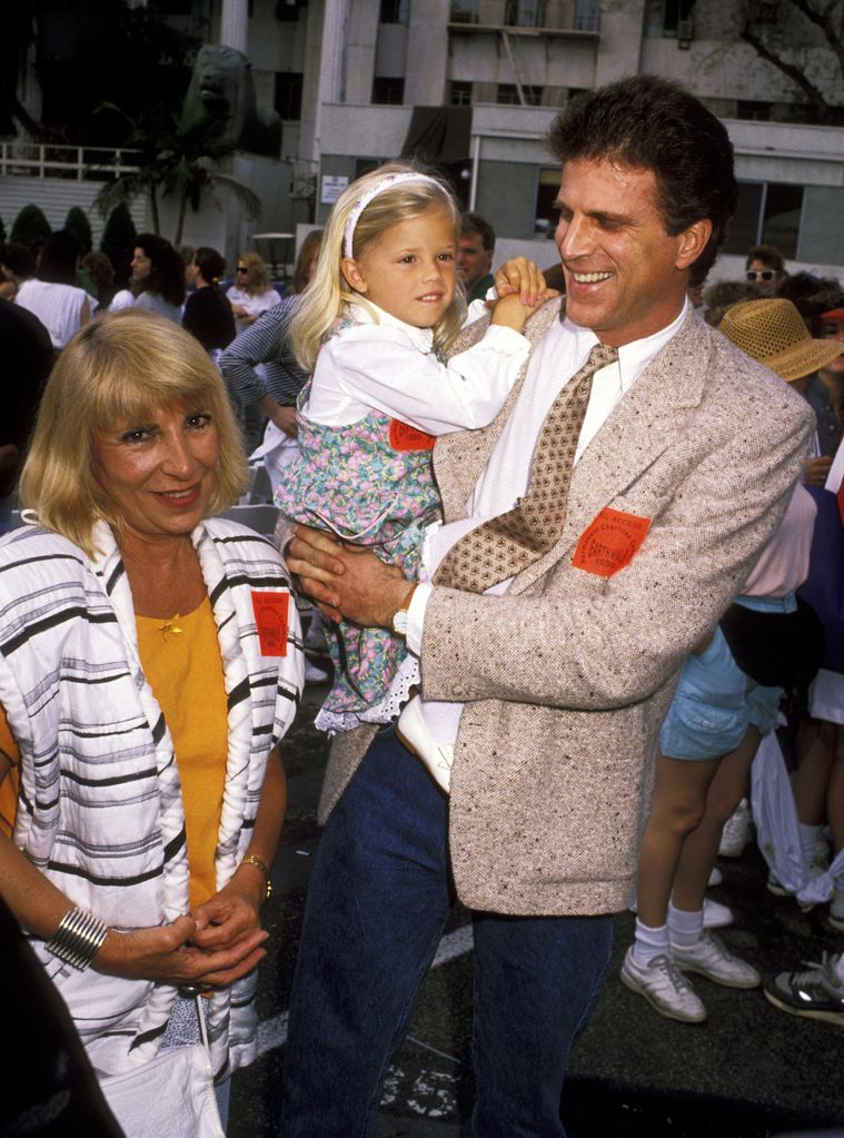 Casey Coates, Alexis Danson and Ted Danson during "Earthwalk Benefit" - April 22, 1990 at 20th Century Fox Studios in Los Angeles, California