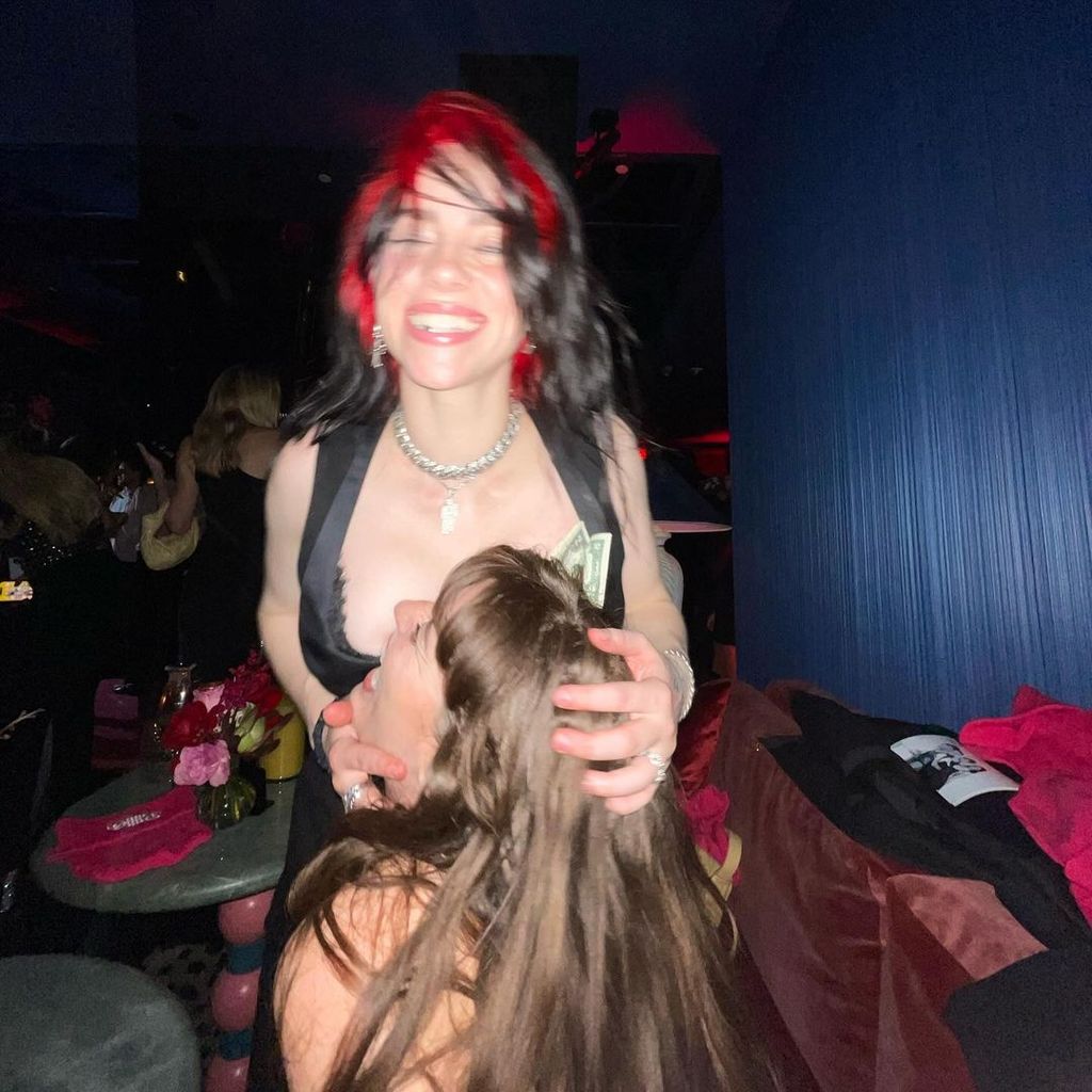 Billie Eilish seen during a party after the Grammys