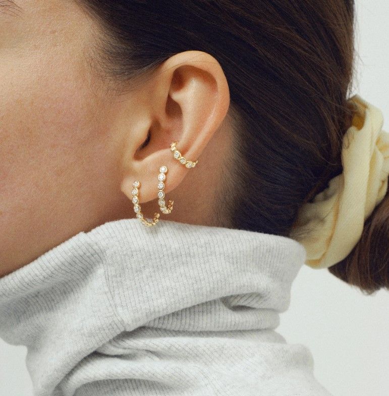 Meghan wore these earrings by Kimaï